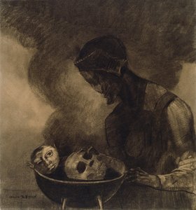 Trollkvinnans kittel av Odilon Redon