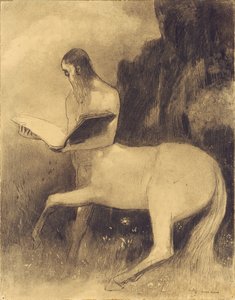 Läser Kentaur av Odilon Redon