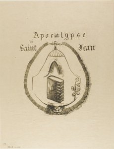 Omslag-Frontbild till Johannes apokalyps av Odilon Redon