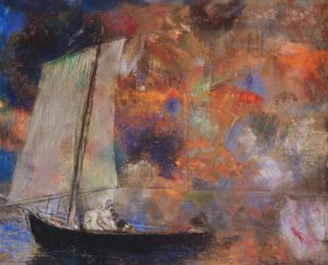 Flower Clouds, ca 1903 (pastell på papper) av Odilon Redon