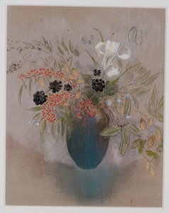 Blommor i en vas av Odilon Redon