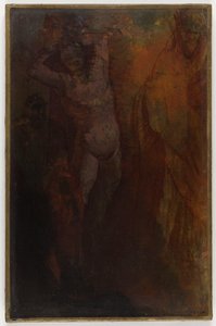 Franska: Composition à trois personnages (Flagellation) av Odilon Redon