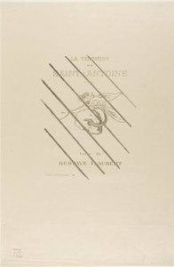 Frontispice/Titelskylt för Tentation de St. Antoine av Odilon Redon