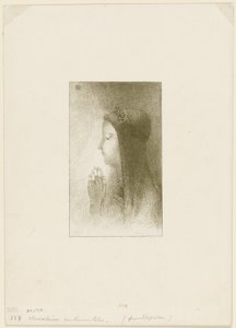 Frontispice för Chevalieres sentimentales av Ferdinand Hérold av Odilon Redon