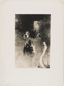 Frontispiece till Iwan Gilkins Damnation av konstnären av Odilon Redon