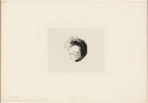 Frontispiece till Le mouvement idéaliste en peinture (Den idealistiska rörelsen inom måleriet) av André Mellerio av Odilon Redon