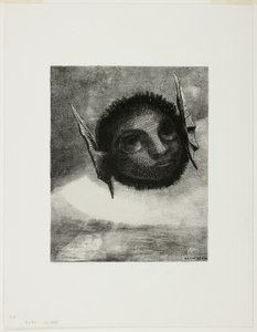 Gnome, tallrik sex från In Dreams av Odilon Redon