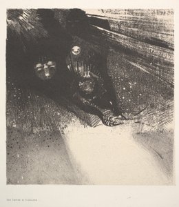 Avskyvärda larver, 1896. av Odilon Redon