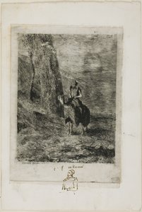 Ryttare som väntar av Odilon Redon