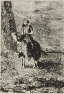 Ryttare som väntar av Odilon Redon