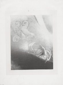 Han faller ner i avgrunden... av Odilon Redon