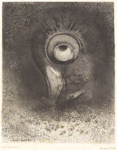 Det var kanske en första syn försökt i blomman av Odilon Redon
