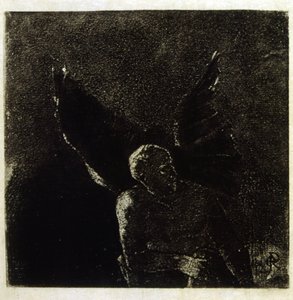 Illustration av Odilon Redon till "Les Fleurs du Mal" av Baudelaire. 1891. av Odilon Redon