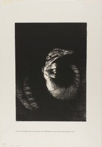 Det är en skalle klädd i rosor... av Odilon Redon
