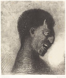 Satyren med det cyniska leendet av Odilon Redon