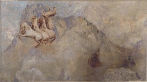 The Chariot of the Sun, ca 1910 (olja på duk) av Odilon Redon