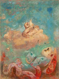 Apollos vagn. Målning av Odilon Redon (1840-1916), olja på duk, omkring 1912. Fransk konst, 1900-tal, symbolik, nabis. Museum of Modern Art, New York (USA). av Odilon Redon