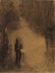 Den promenerande, studie till ”Gående Buddha” av Odilon Redon