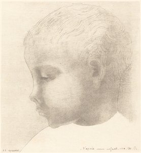 Mon Enfant (mitt barn) av Odilon Redon