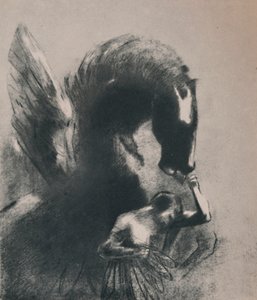 Pegasus Captive, 1889, 1946. av Odilon Redon