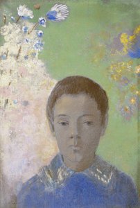 Porträtt av kung Redon, ca 1898 av Odilon Redon