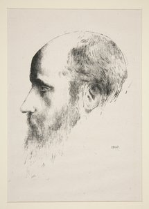 Porträtt av Édouard Vuillard av Odilon Redon