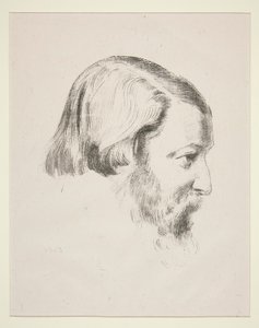 Porträtt av Paul S?rusier av Odilon Redon