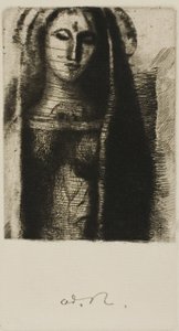 Prinsessan Maleine (Lilla Madonnan) av Odilon Redon