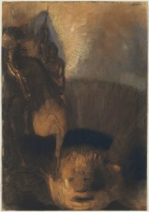 Sankt Georg och draken av Odilon Redon