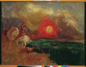 St George och draken av Odilon Redon