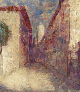 Gata i Fontarabie av Odilon Redon
