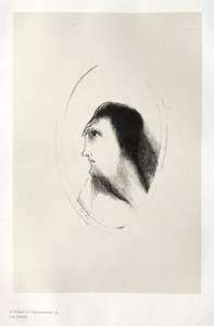 Frontalbenets bredd och planhet av Odilon Redon