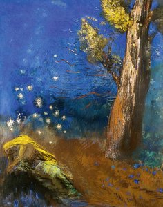 Buddhas död La Mort de Bouddha av Odilon Redon