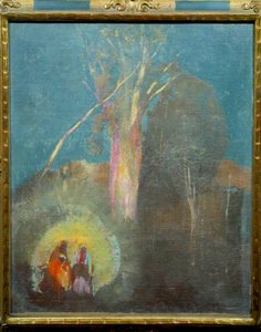 Flygningen i Egypten Målning av Odilon Redon av Odilon Redon