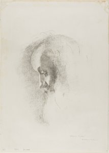 Till ålderdom, från natt av Odilon Redon