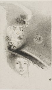 Untitled Trial Lithograph av Odilon Redon