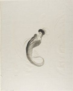 Untitled Trial Lithograph av Odilon Redon