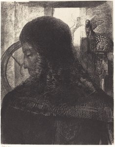 Vieux Chevalier (gammal riddare) av Odilon Redon