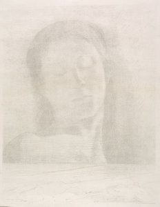 Slutna ögon av Odilon Redon