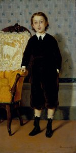 Porträtt av ett barn av Odoardo Borrani
