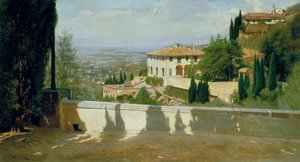 Villa Medici i Fiesole av Odoardo Borrani