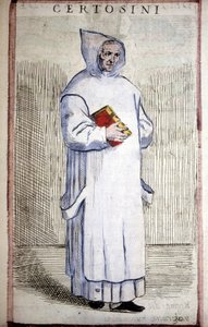 Religiös ordning: Kartusian. 1500-talsgravyr.