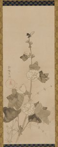 Stokrosor, Edo-period, sent 1600-tidigt 1700-tal. av Ogata Korin