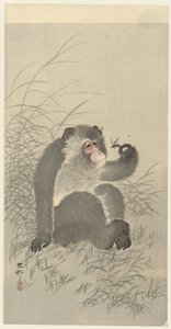 du träffade insekter av Ohara Koson
