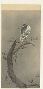 kvacksalvare på tak av Ohara Koson
