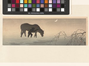 Man och häst av Ohara Koson