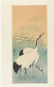 Två kranar av Ohara Koson
