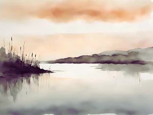 Misty Lakes fridfullhet av Ohkimiko