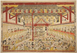 Kabuki S tage av Okumura Masanobu