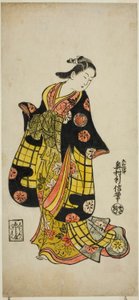 Skådespelaren Sanjo Kantaro som kurtisan av Okumura Toshinobu